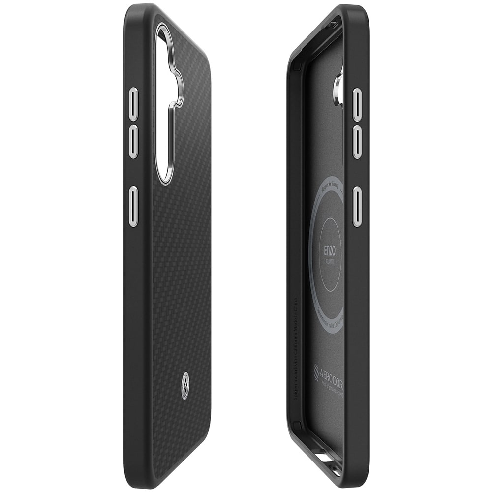 Husa telefon SAMSUNG Aramid Case pentru Galaxy S25+, GP-FPS936PGABW, negru