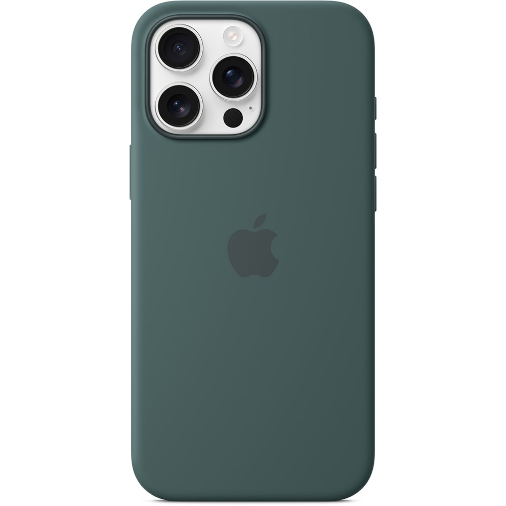 Husa telefon APPLE iPhone 16 Pro Max Silicone Case cu MagSafe - Lake Green, MA7V4ZM/A