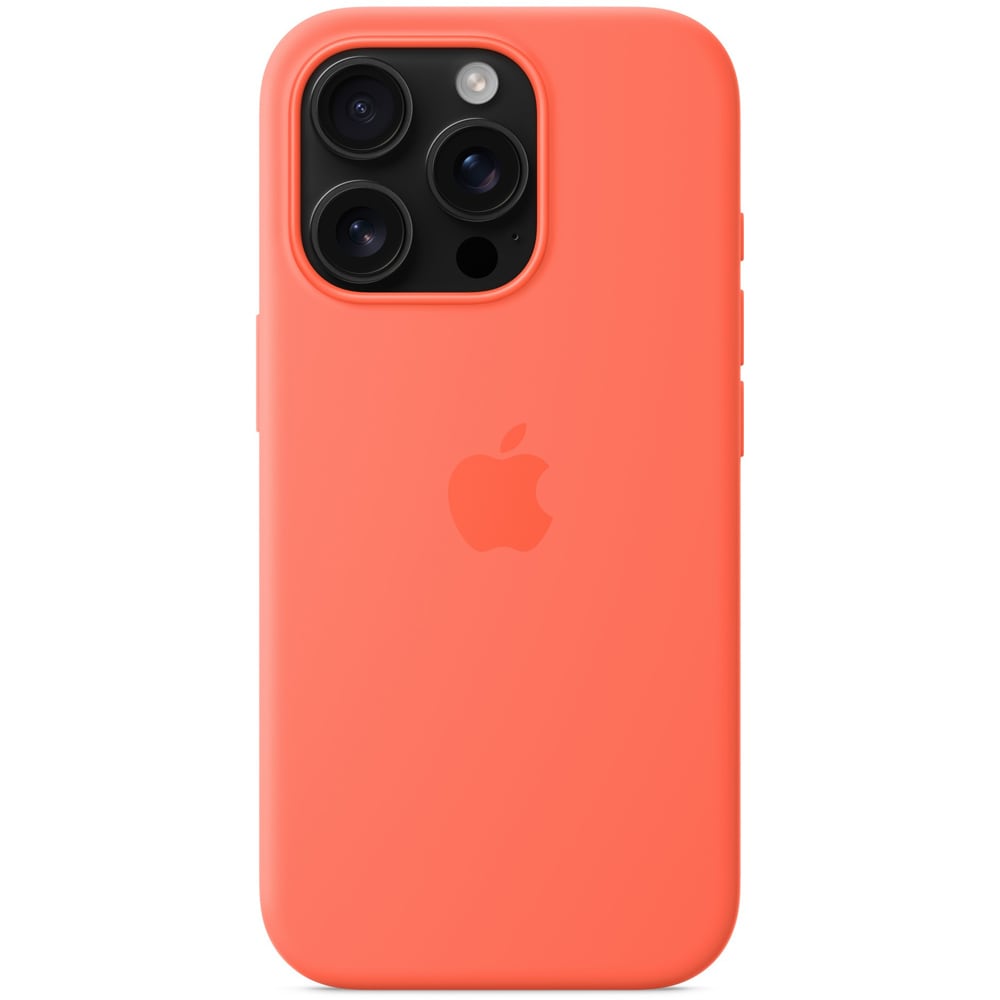 Husa telefon APPLE iPhone 16 Pro Silicone Case cu MagSafe - Tangerine, MDFY4ZM/A