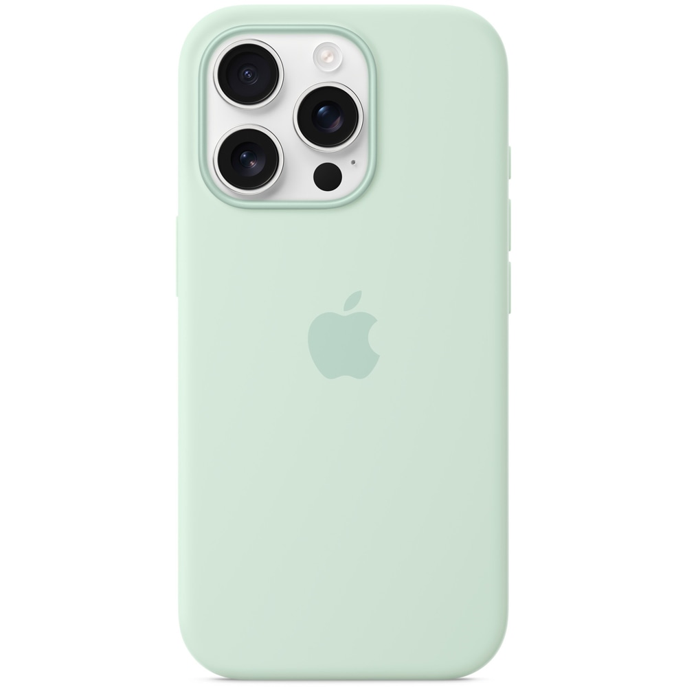 Husa telefon APPLE iPhone 16 Pro Silicone Case cu MagSafe - Aquamarine, MDG04ZM/A