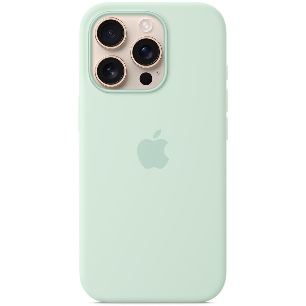 Husa telefon APPLE iPhone 16 Pro Silicone Case cu MagSafe - Aquamarine, MDG04ZM/A