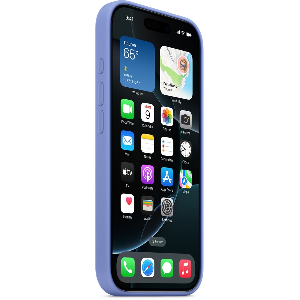 Husa telefon APPLE iPhone 16 Pro Silicone Case cu MagSafe - Periwinkle, MDG14ZM/A