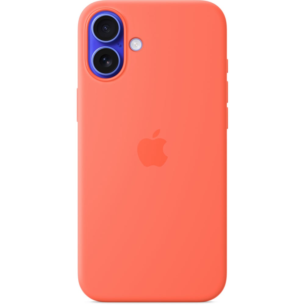 Husa telefon APPLE iPhone 16 Plus Silicone Case cu MagSafe - Tangerine, MDGT4ZM/A