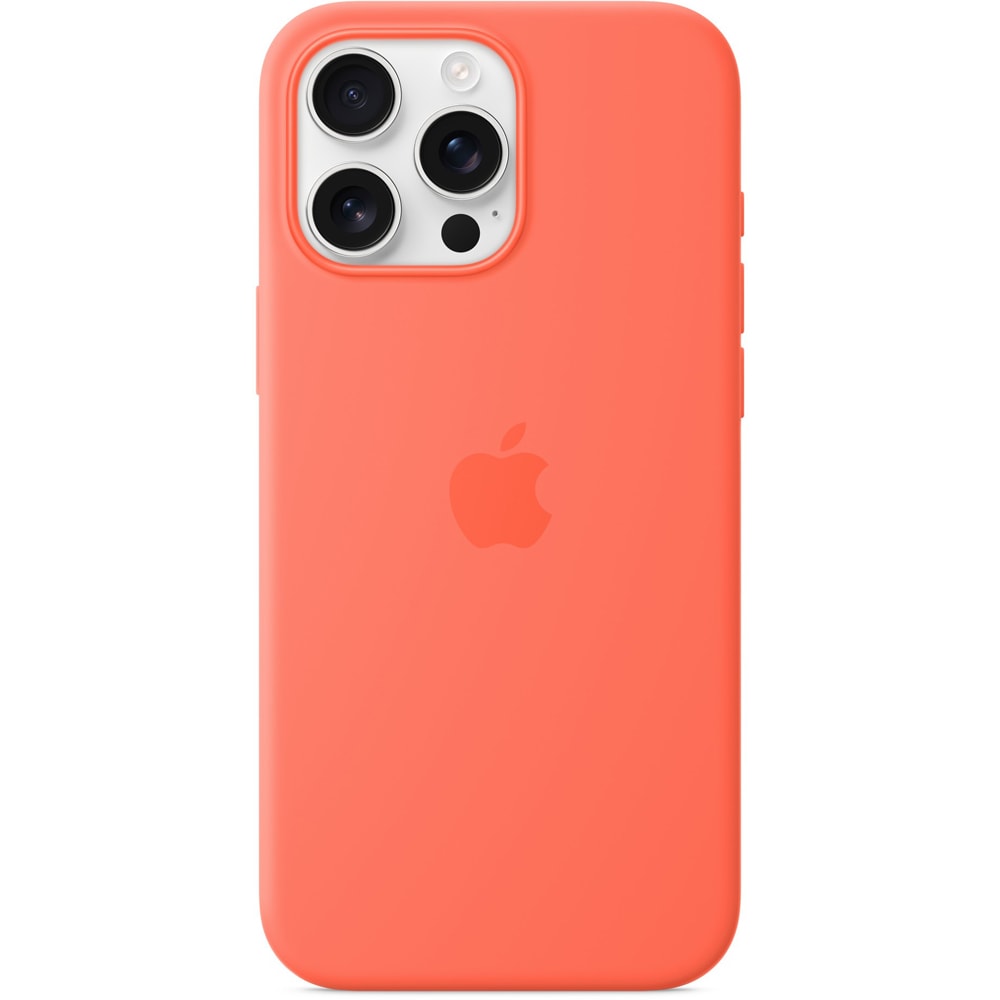 Husa telefon APPLE iPhone 16 Pro Max Silicone Case cu MagSafe - Tangerine, MDGX4ZM/A