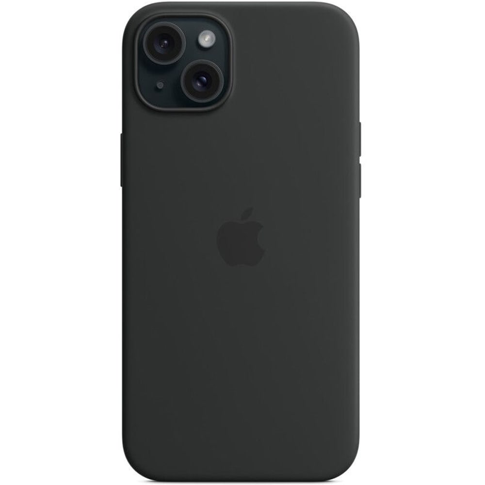 Husa telefon APPLE iPhone 15 Plus Silicone Case cu MagSafe - Black, MT103ZM/A