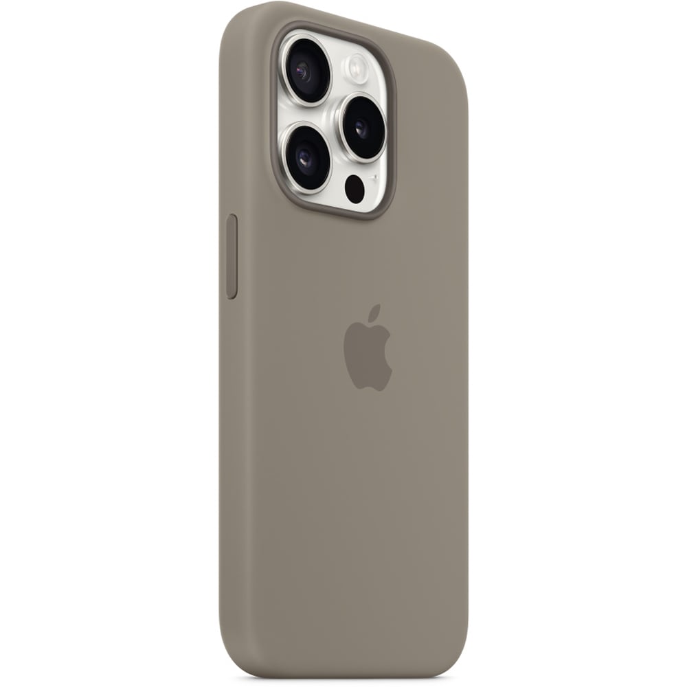 Husa telefon APPLE iPhone 15 Pro Silicone Case cu MagSafe - Clay, MT1E3ZM/A