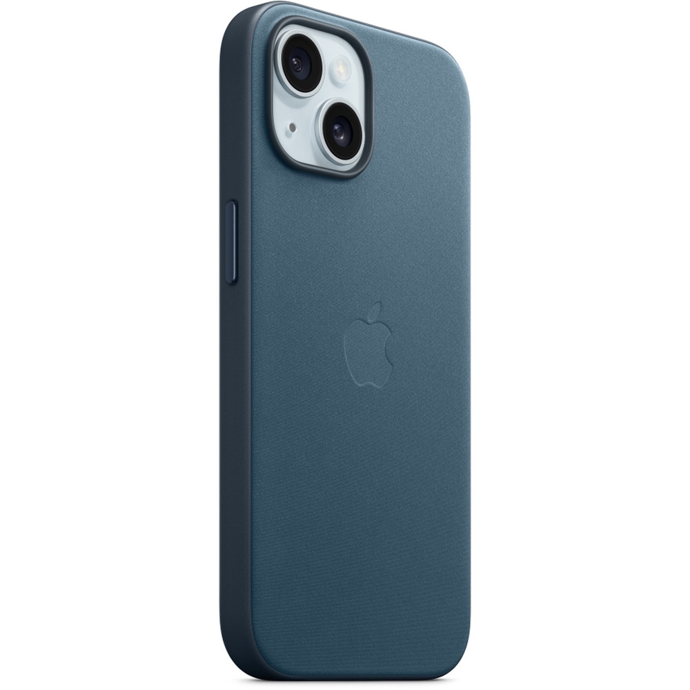 Husa telefon APPLE iPhone 15 FineWoven Case cu MagSafe - Pacific Blue, MT3G3ZM/A