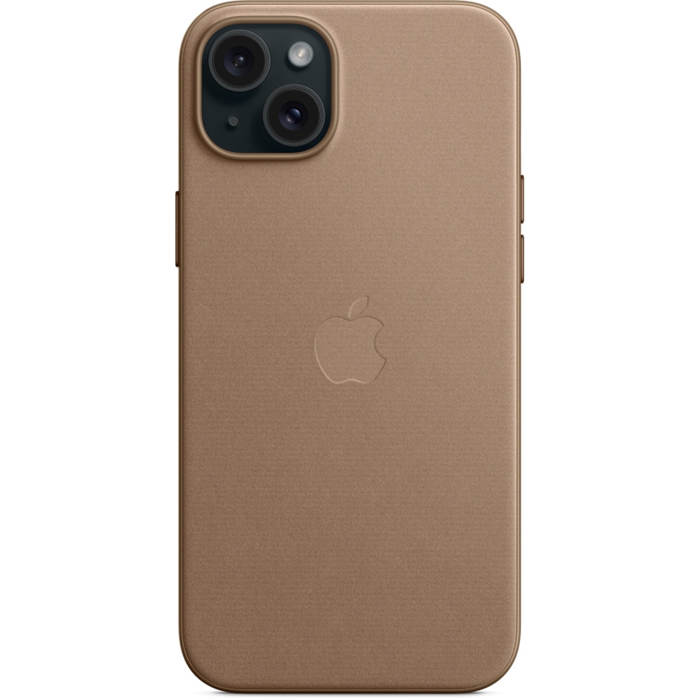 Husa telefon APPLE iPhone 15 Plus FineWoven Case cu MagSafe - Taupe, MT473ZM/A