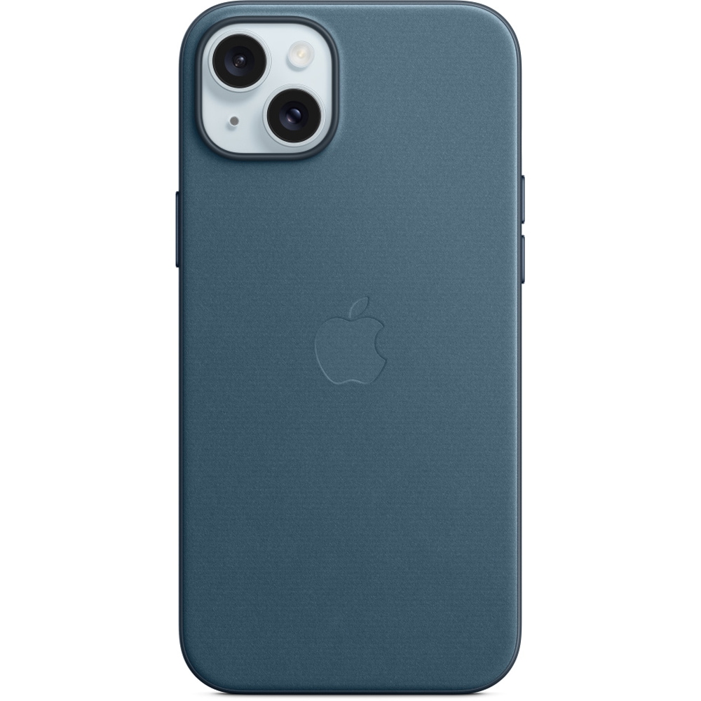 Husa telefon APPLE iPhone 15 Plus FineWoven Case cu MagSafe - Pacific Blue, MT4D3ZM/A