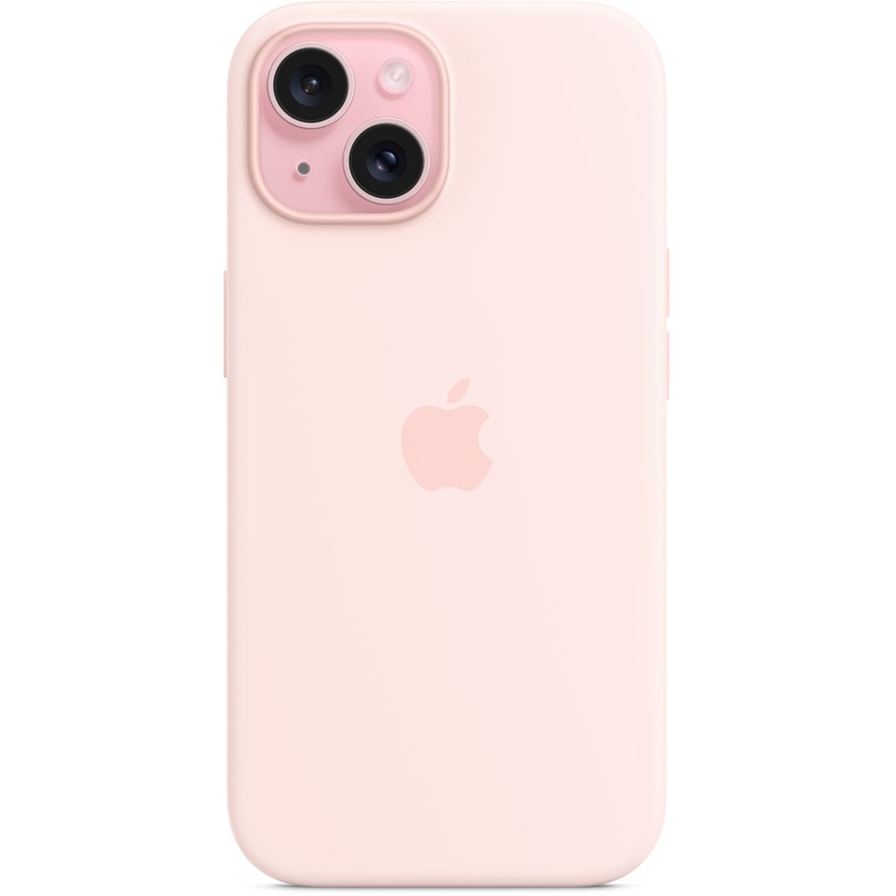 Husa telefon APPLE iPhone 15 Silicone Case cu MagSafe - Light Pink, MXPH3ZM/A