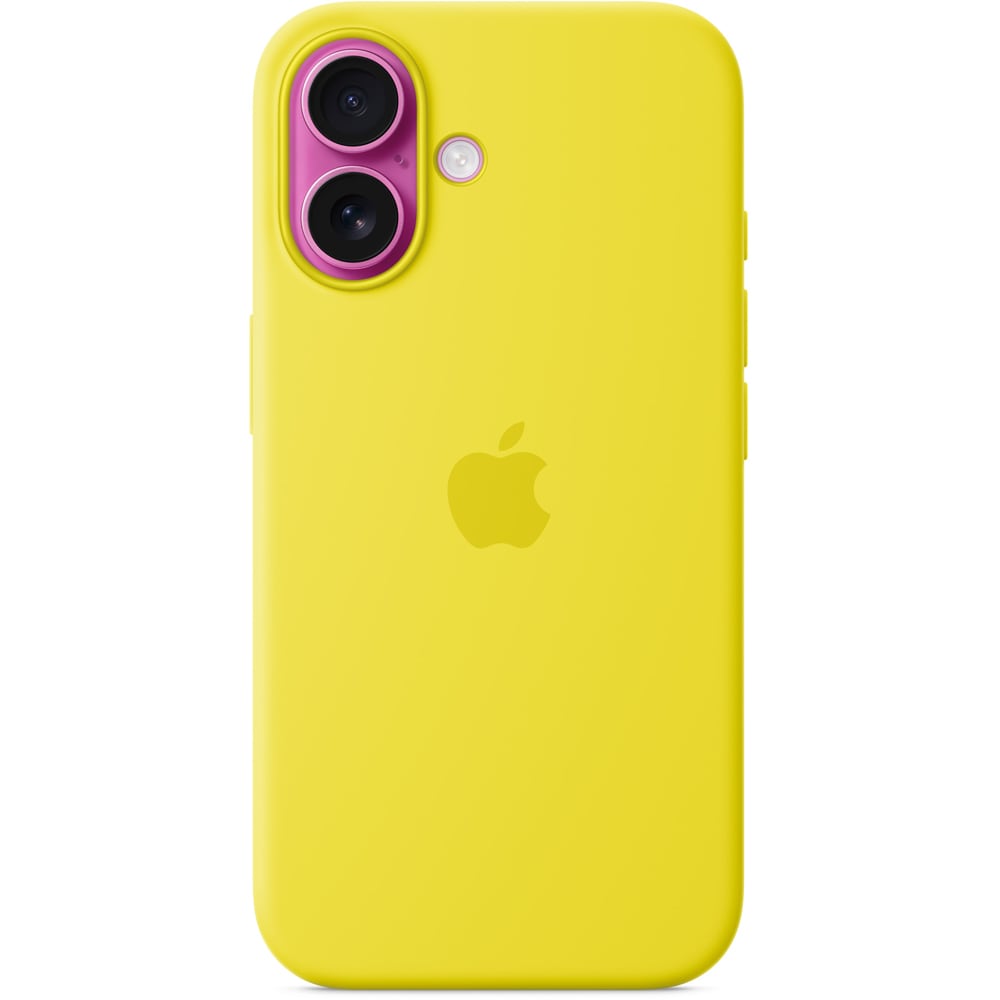 Husa telefon APPLE iPhone 16 Silicone Case cu MagSafe - Star Fruit, MYY73ZM/A