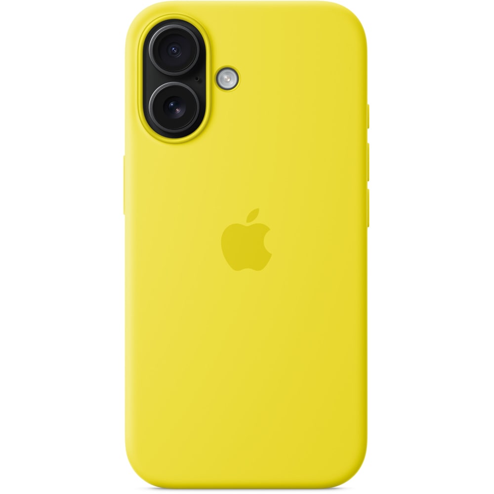 Husa telefon APPLE iPhone 16 Silicone Case cu MagSafe - Star Fruit, MYY73ZM/A