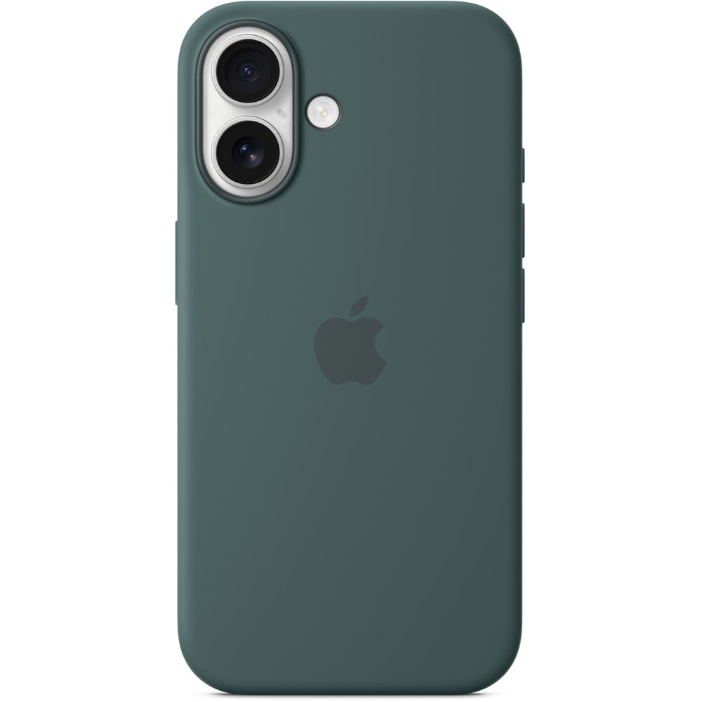 Husa telefon APPLE iPhone 16 Silicone Case cu MagSafe - Lake Green, MYY83ZM/A