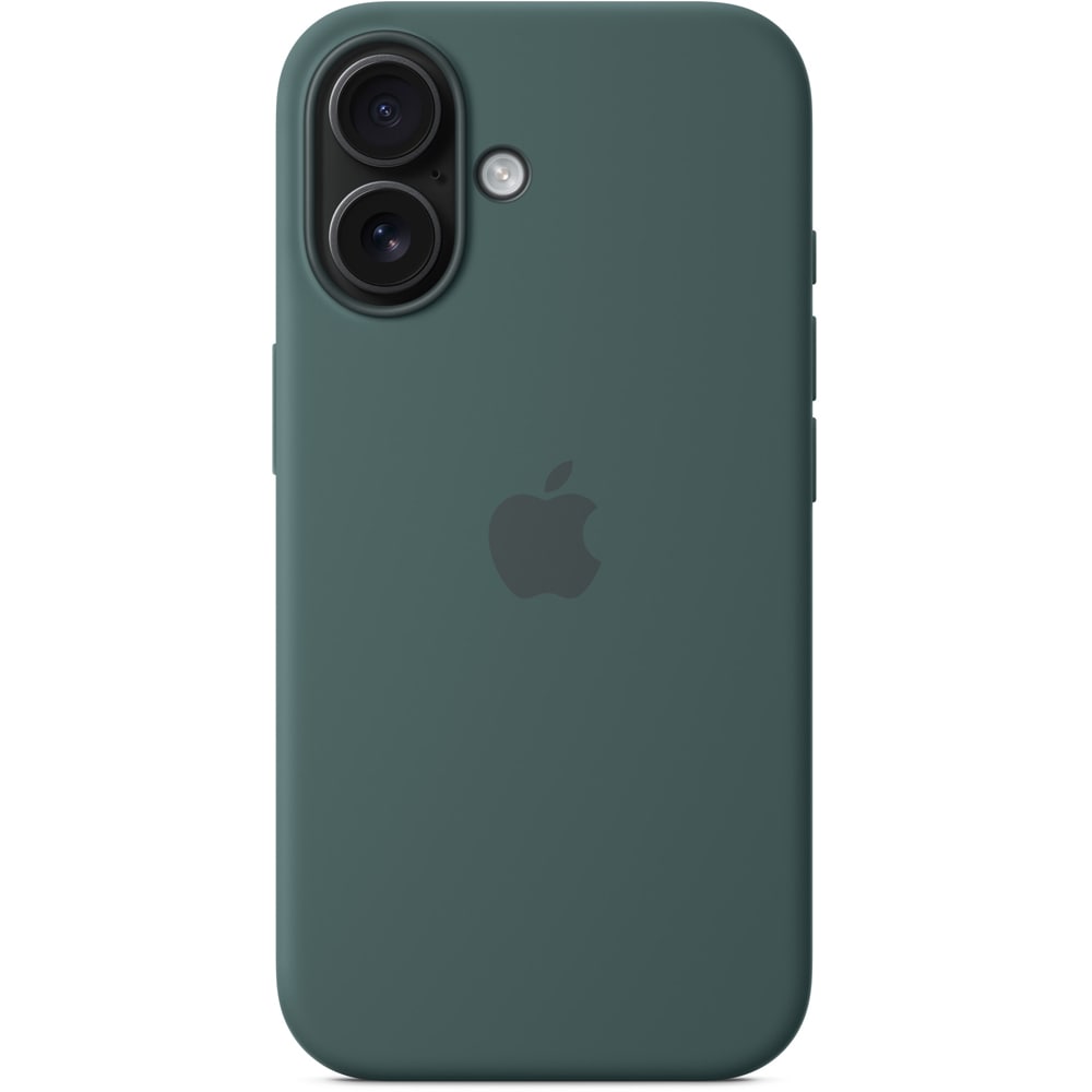 Husa telefon APPLE iPhone 16 Silicone Case cu MagSafe - Lake Green, MYY83ZM/A