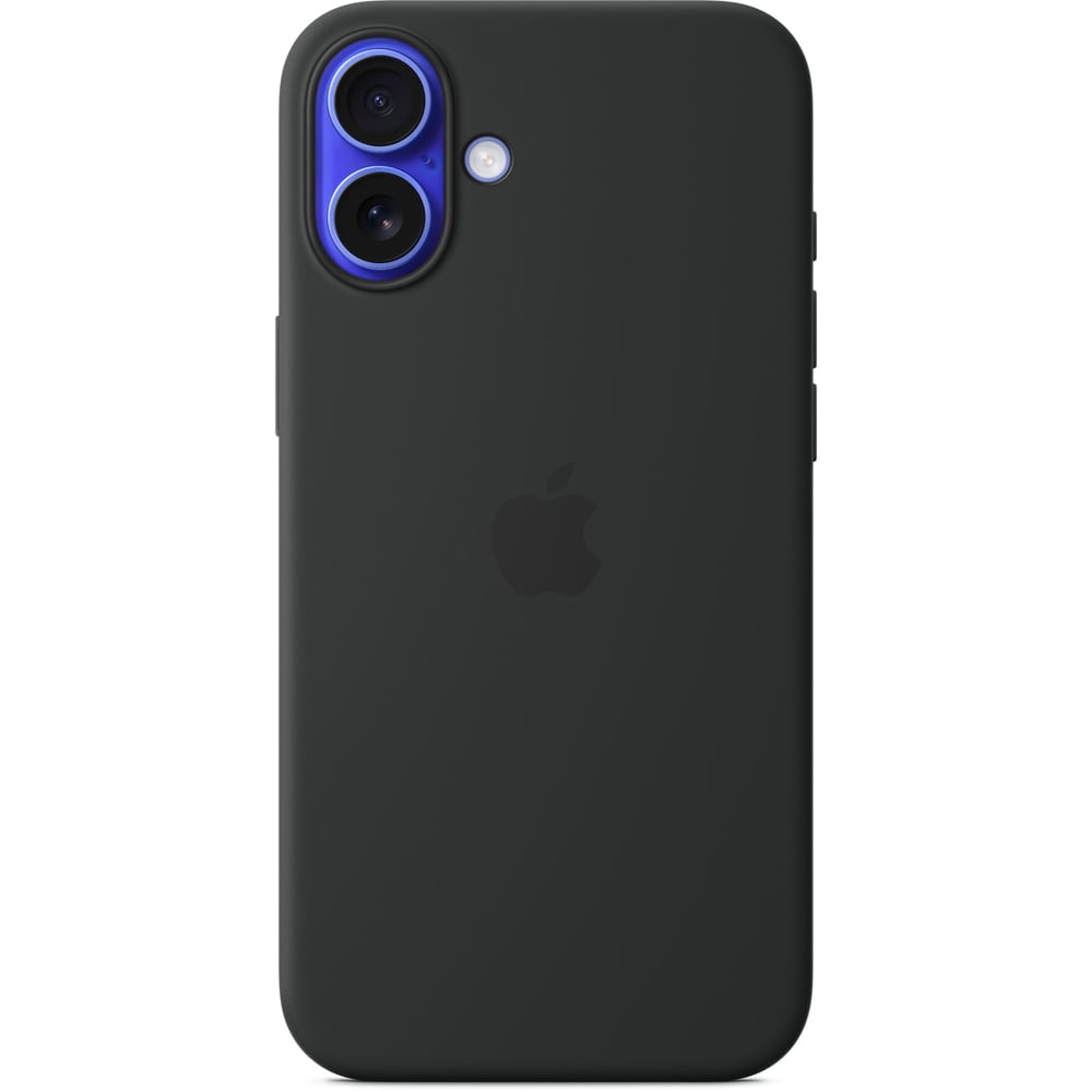 Husa telefon APPLE iPhone 16 Plus Silicone Case cu MagSafe - Black, MYY93ZM/A
