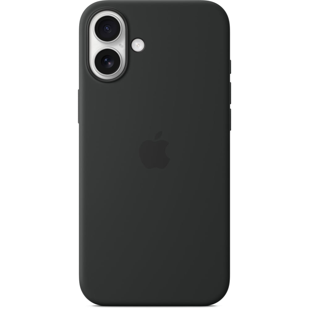 Husa telefon APPLE iPhone 16 Plus Silicone Case cu MagSafe - Black, MYY93ZM/A