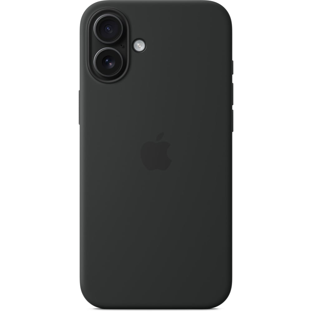 Husa telefon APPLE iPhone 16 Plus Silicone Case cu MagSafe - Black, MYY93ZM/A