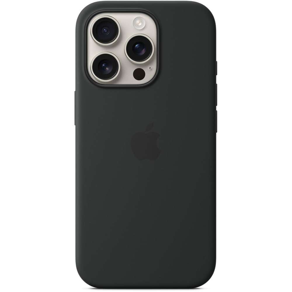 Husa telefon APPLE iPhone 16 Pro Silicone Case cu MagSafe - Black, MYYJ3ZM/A