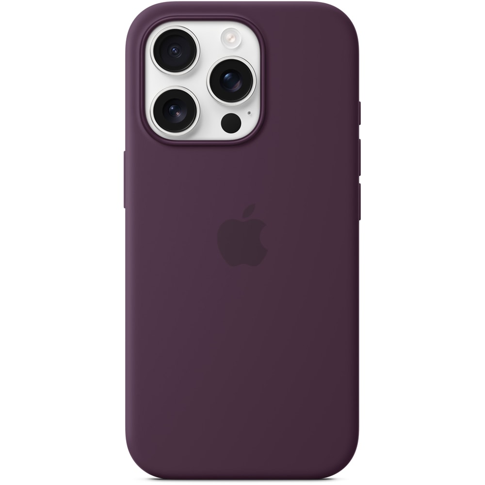 Husa telefon APPLE iPhone 16 Pro Silicone Case cu MagSafe - Plum, MYYM3ZM/A