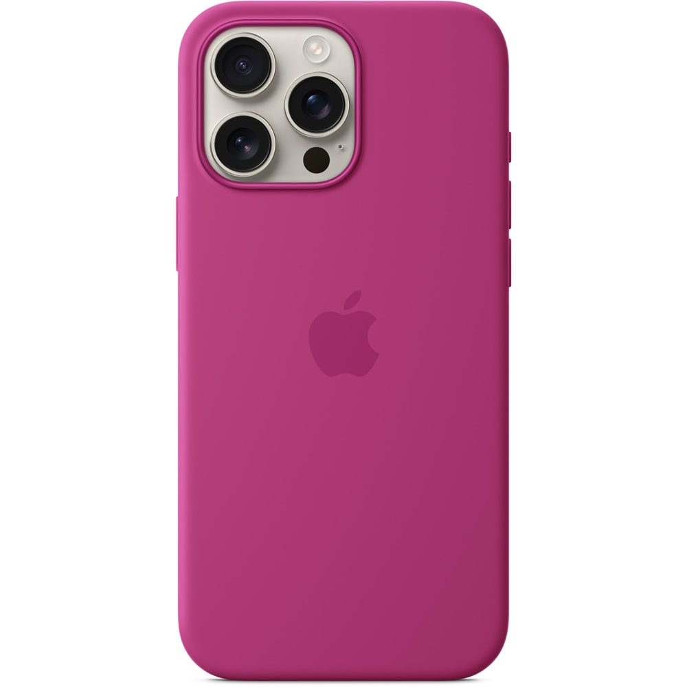 Husa telefon APPLE iPhone 16 Pro Max Silicone Case cu MagSafe - Fuchsia, MYYX3ZM/A