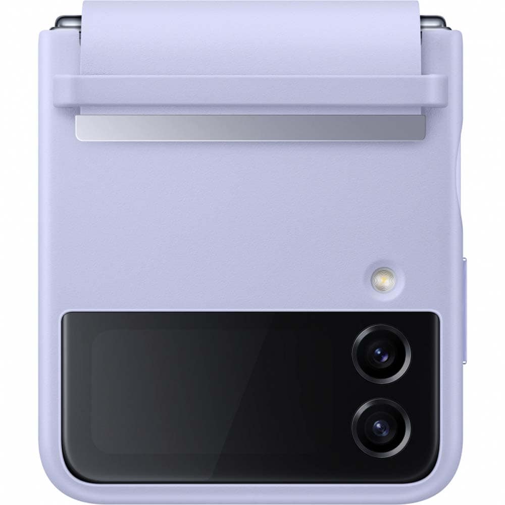 Husa telefon SAMSUNG Flap Leather Cover pentru Galaxy Z Flip4 EF-VF721LLEGWW, Serene Purple