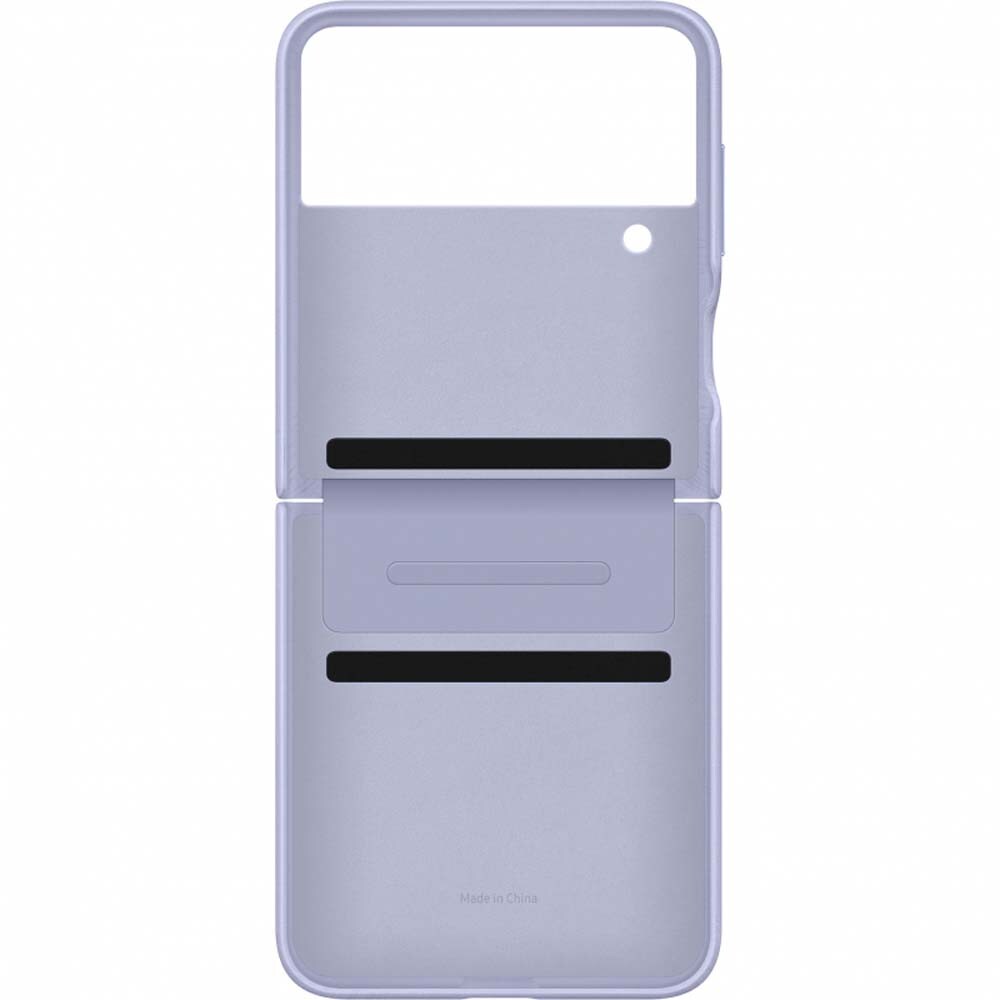 Husa telefon SAMSUNG Flap Leather Cover pentru Galaxy Z Flip4 EF-VF721LLEGWW, Serene Purple