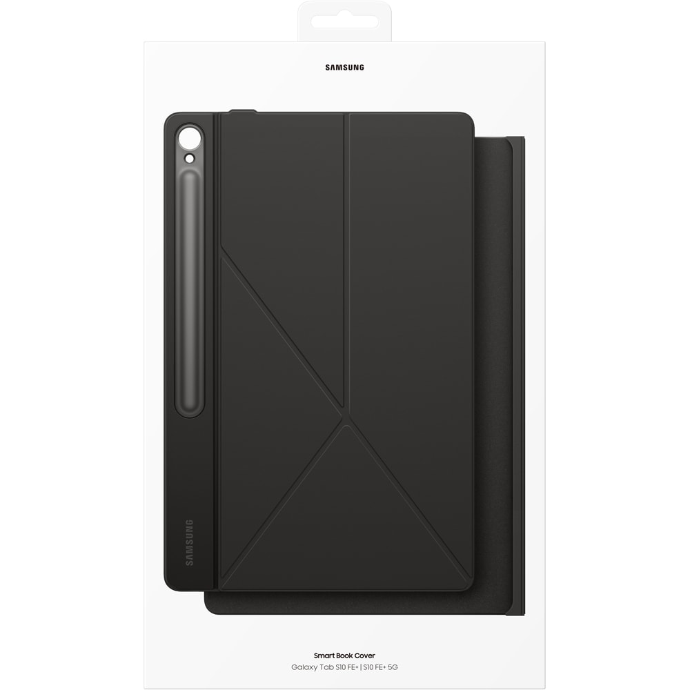 Husa Smart Book Cover Case pentru SAMSUNG Galaxy Tab S10 FE+, EF-BX620PBEGWW, negru