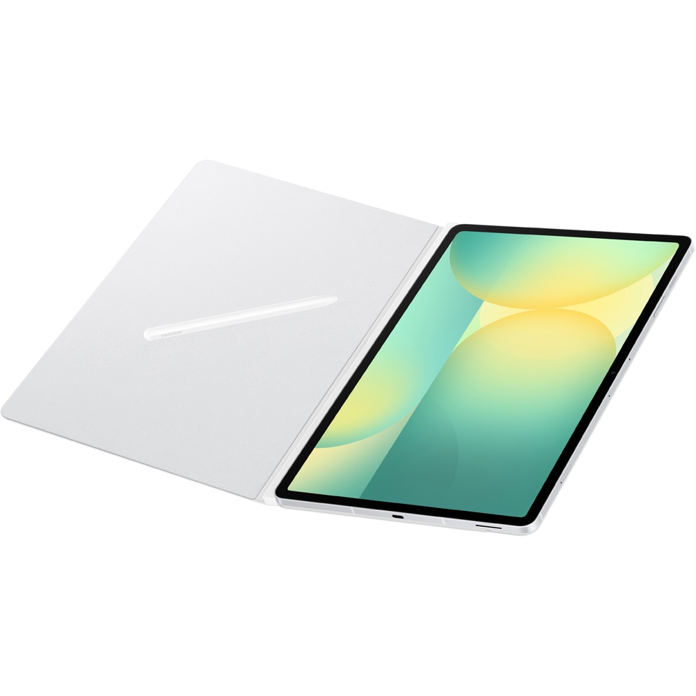 Husa Smart Book Cover Case pentru SAMSUNG Galaxy Tab S10 FE+, EF-BX620PWEGWW, alb