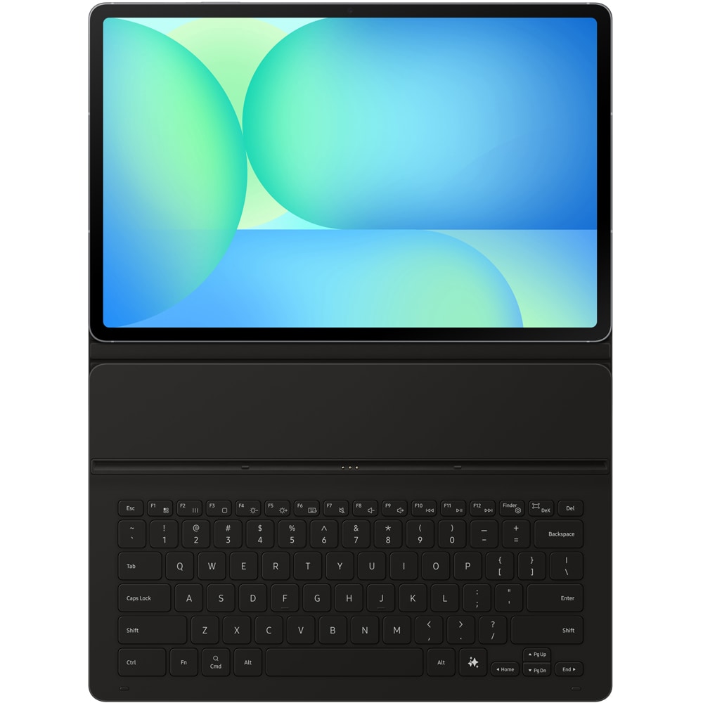 Husa cu tastatura Book Cover Keyboard Slim pentru SAMSUNG Galaxy Tab S10 FE+, EF-DX620UBEGWW, negru