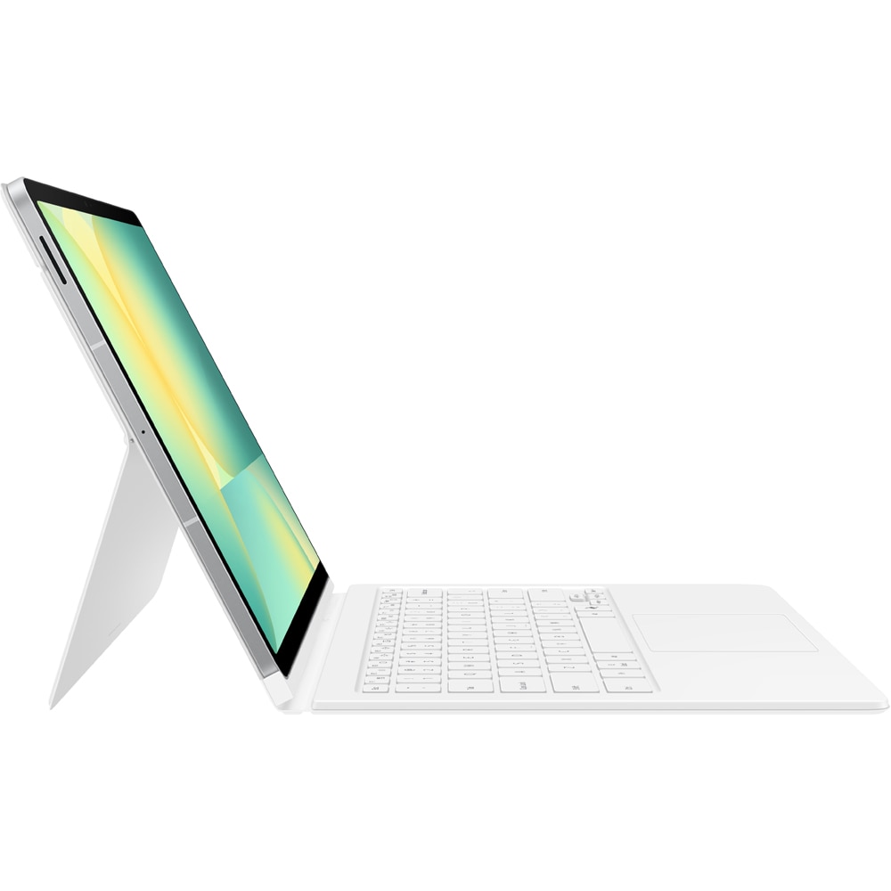 Husa cu tastatura Book Cover Keyboard pentru SAMSUNG Galaxy Tab S10 FE+, EF-DX625UWEGWW, alb