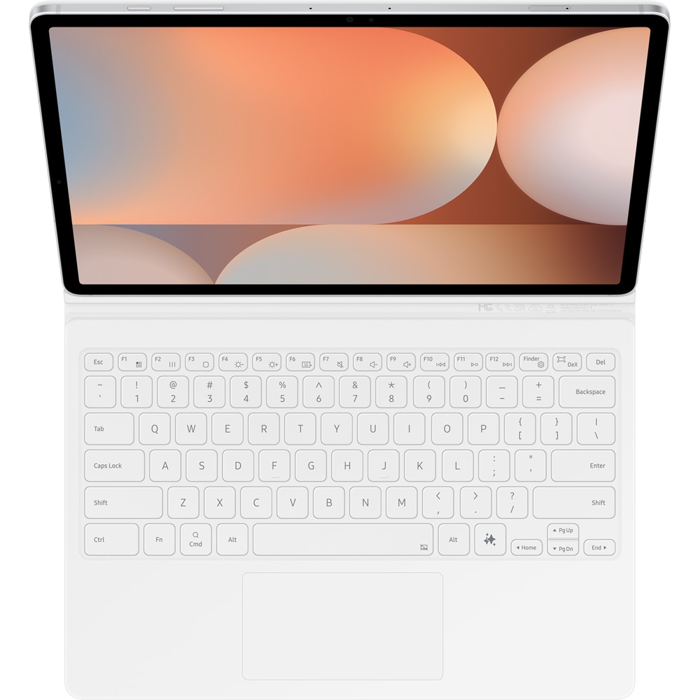 Husa cu tastatura Book Cover Keyboard pentru SAMSUNG Galaxy Tab S10+/S9+/S9 FE+, EF-DX825UWEGWW, alb