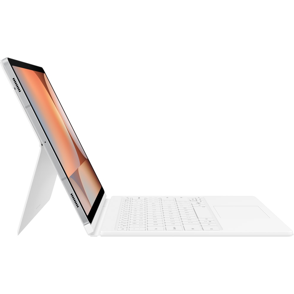 Husa cu tastatura Book Cover Keyboard pentru SAMSUNG Galaxy Tab S10+/S9+/S9 FE+, EF-DX825UWEGWW, alb