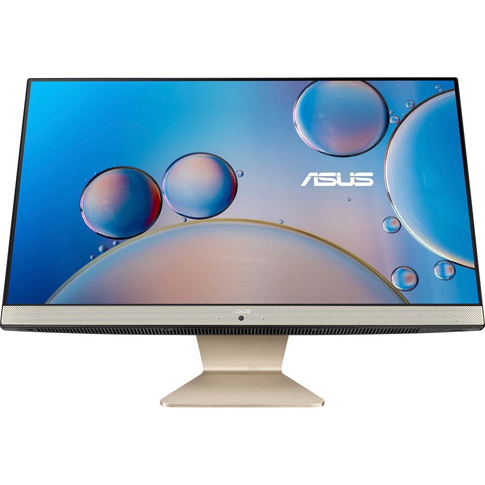 Sistem PC All in One ASUS M3400WYAK-BA002M, AMD Ryzen 5 5625U pana la 4.3 GHz, 23.8" Full HD, 8GB, SSD 512GB, AMD Radeon Graphics, Free DOS