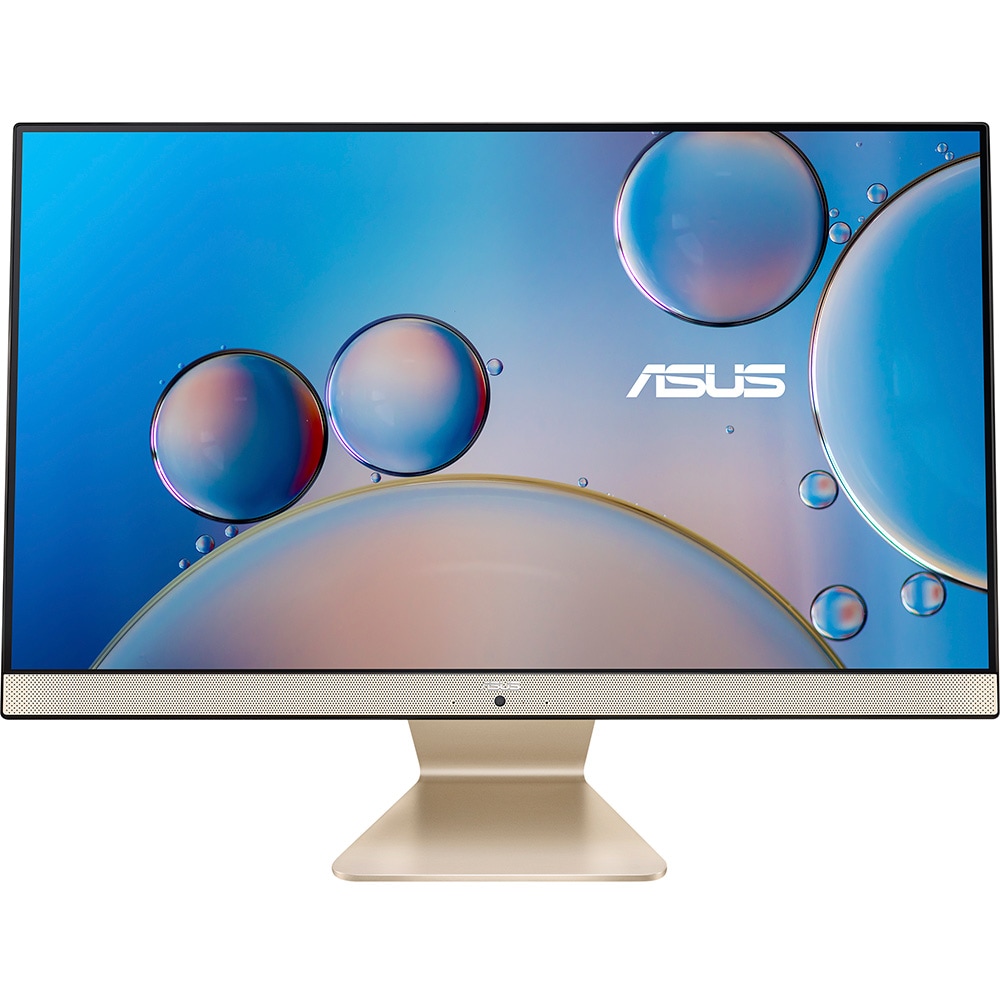 Sistem PC All in One ASUS M3400WYAK-BA002M, AMD Ryzen 5 5625U pana la 4.3 GHz, 23.8" Full HD, 8GB, SSD 512GB, AMD Radeon Graphics, Free DOS