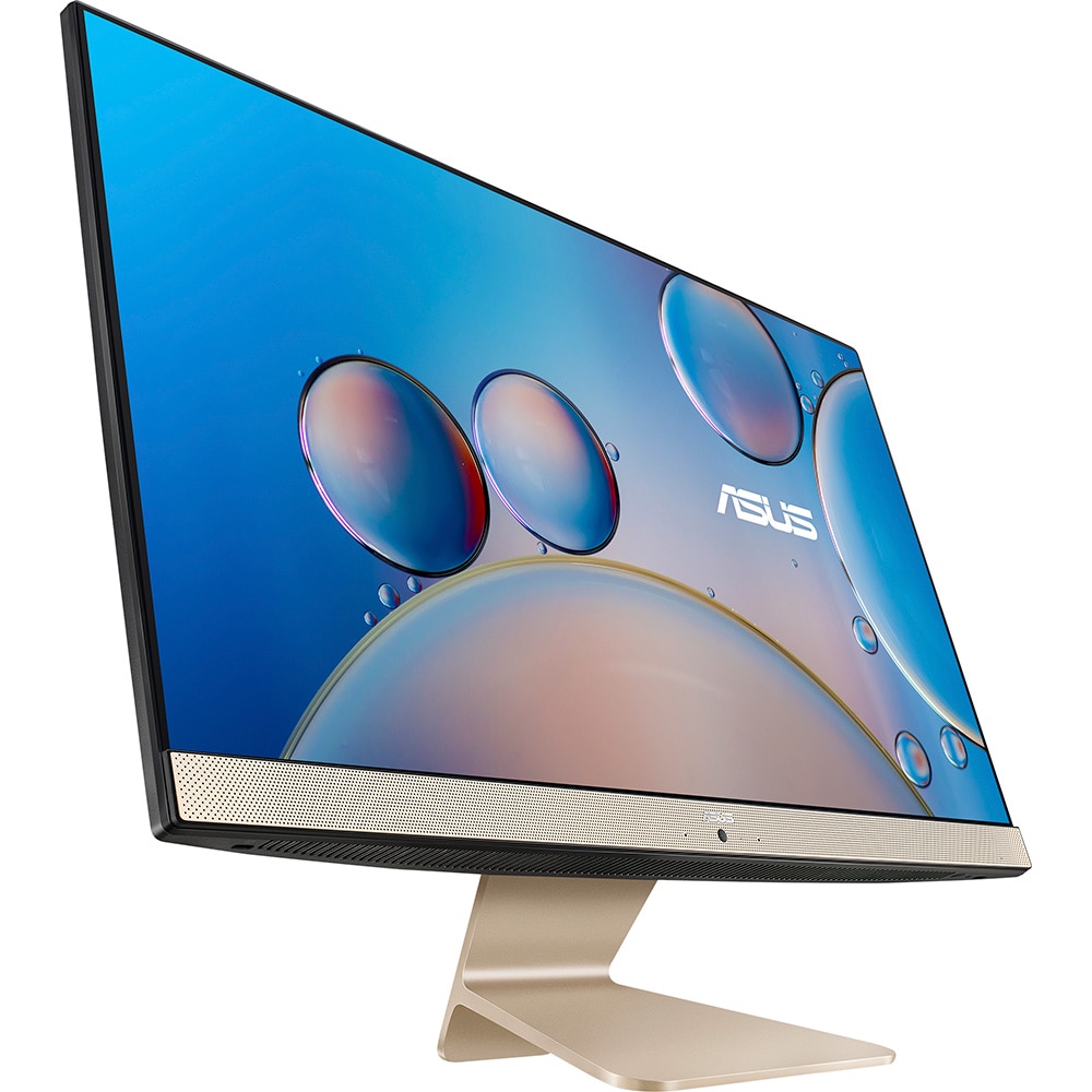 Sistem PC All in One ASUS M3400WYAK-BA002M, AMD Ryzen 5 5625U pana la 4.3 GHz, 23.8" Full HD, 8GB, SSD 512GB, AMD Radeon Graphics, Free DOS
