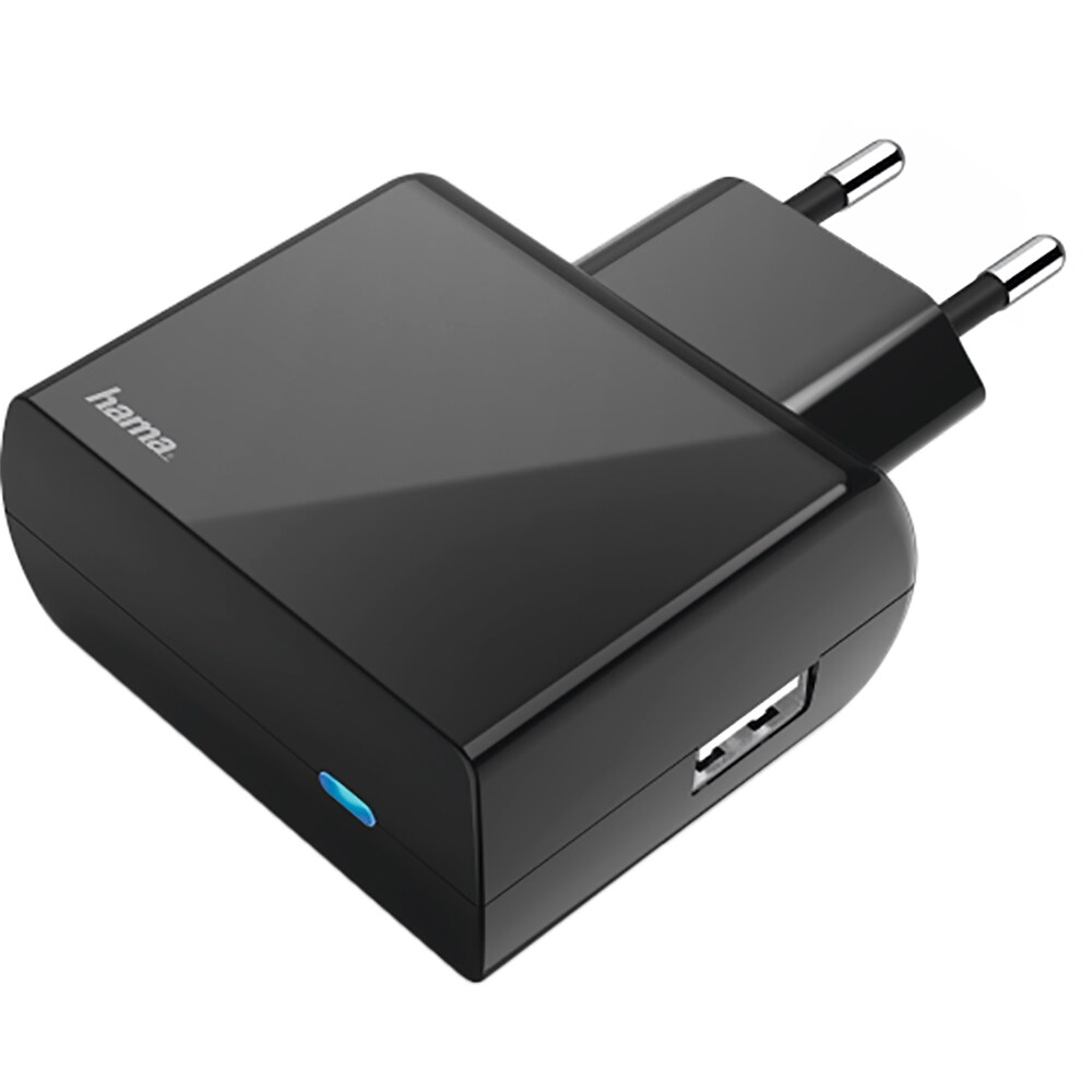 Incarcator retea HAMA 183245, MicroUSB, negru
