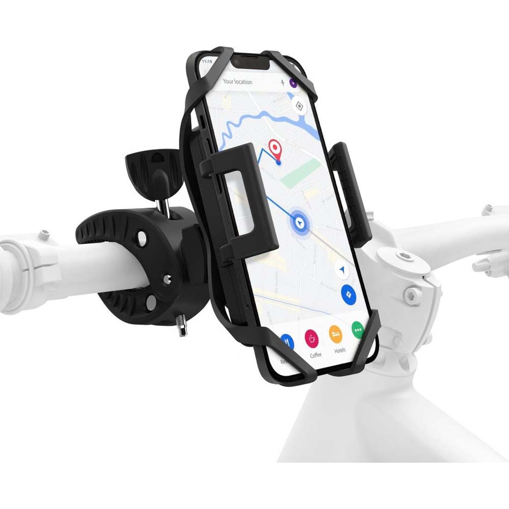 Suport telefon pentru bicicleta HAMA 201514, negru