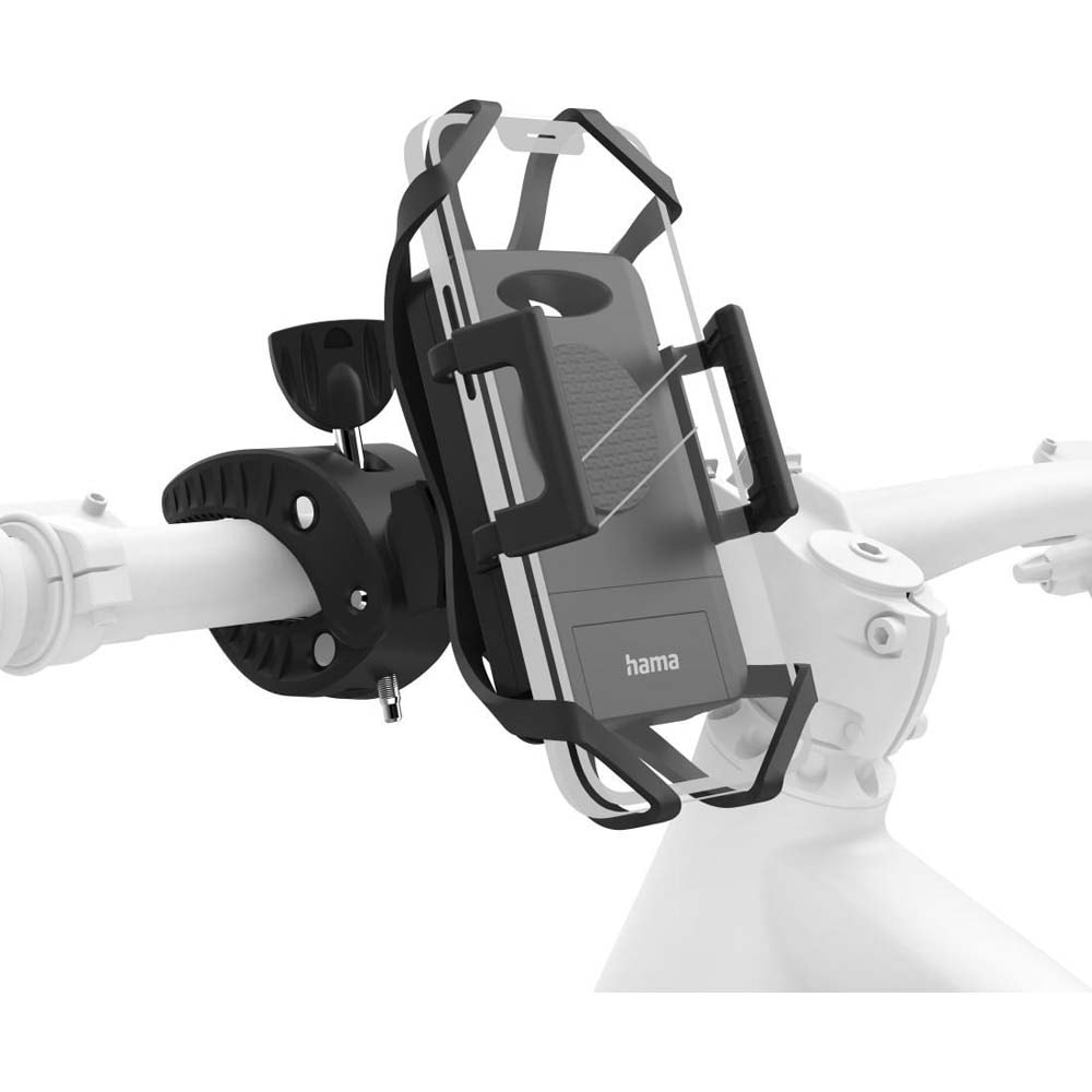 Suport telefon pentru bicicleta HAMA 201514, negru