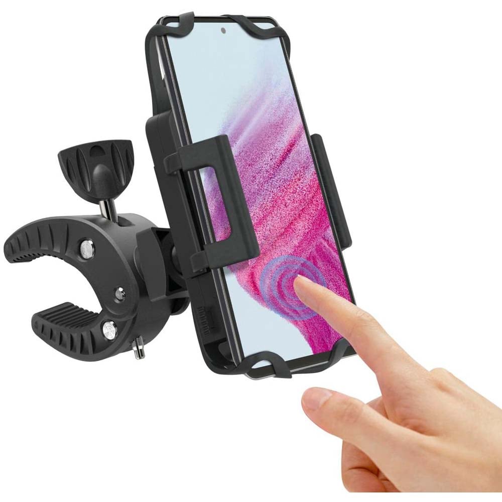 Suport telefon pentru bicicleta HAMA 201514, negru