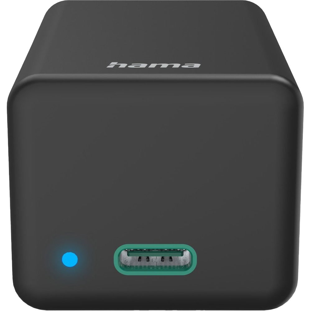 Incarcator retea HAMA 201648, 1x USB-C, Power Delivery (PD), Quick Charge 3.0, GaN, 45W, negru