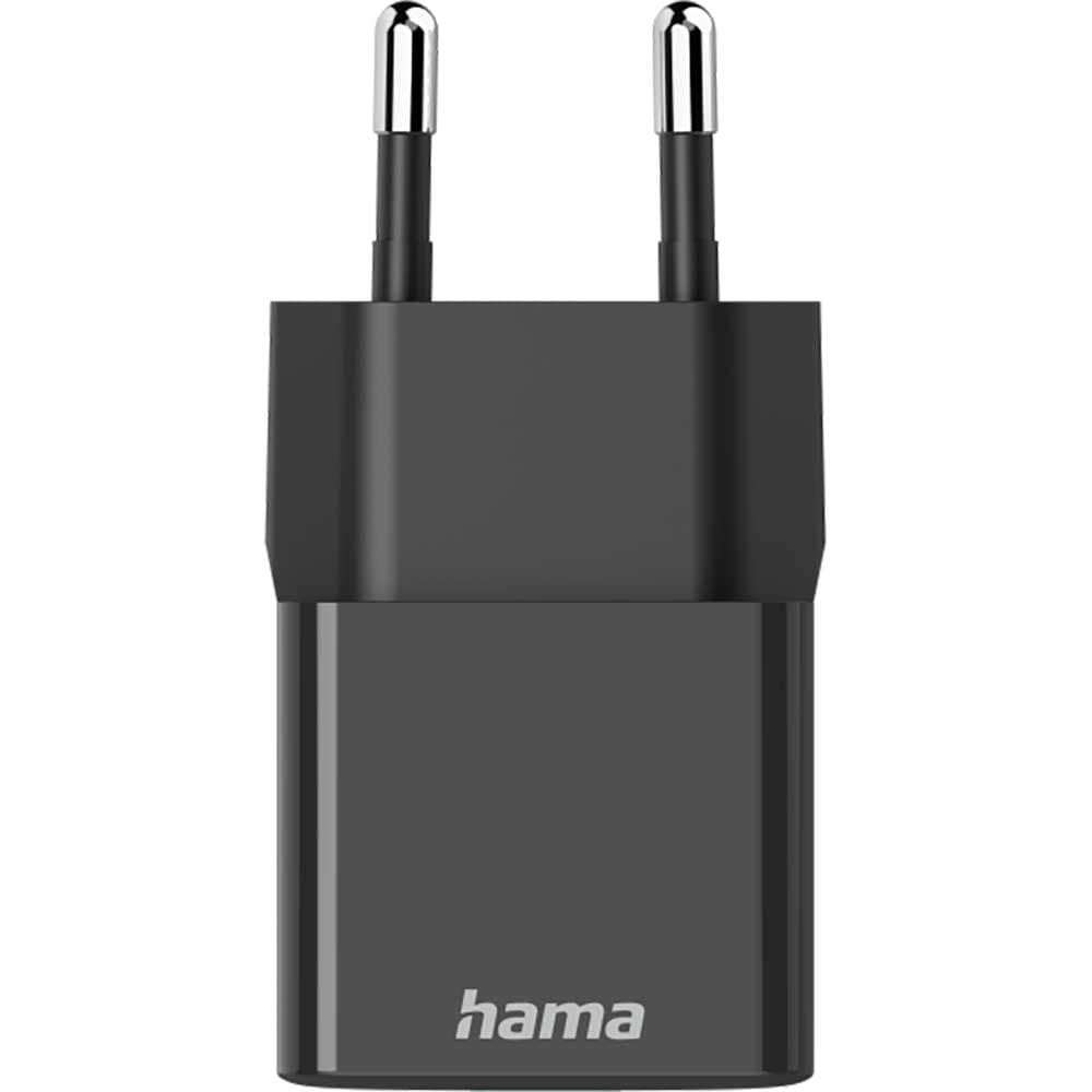 Incarcator retea HAMA 201651, 1x USB-C, 25W Power Delivery (PD), Quick Charge 3.0, negru