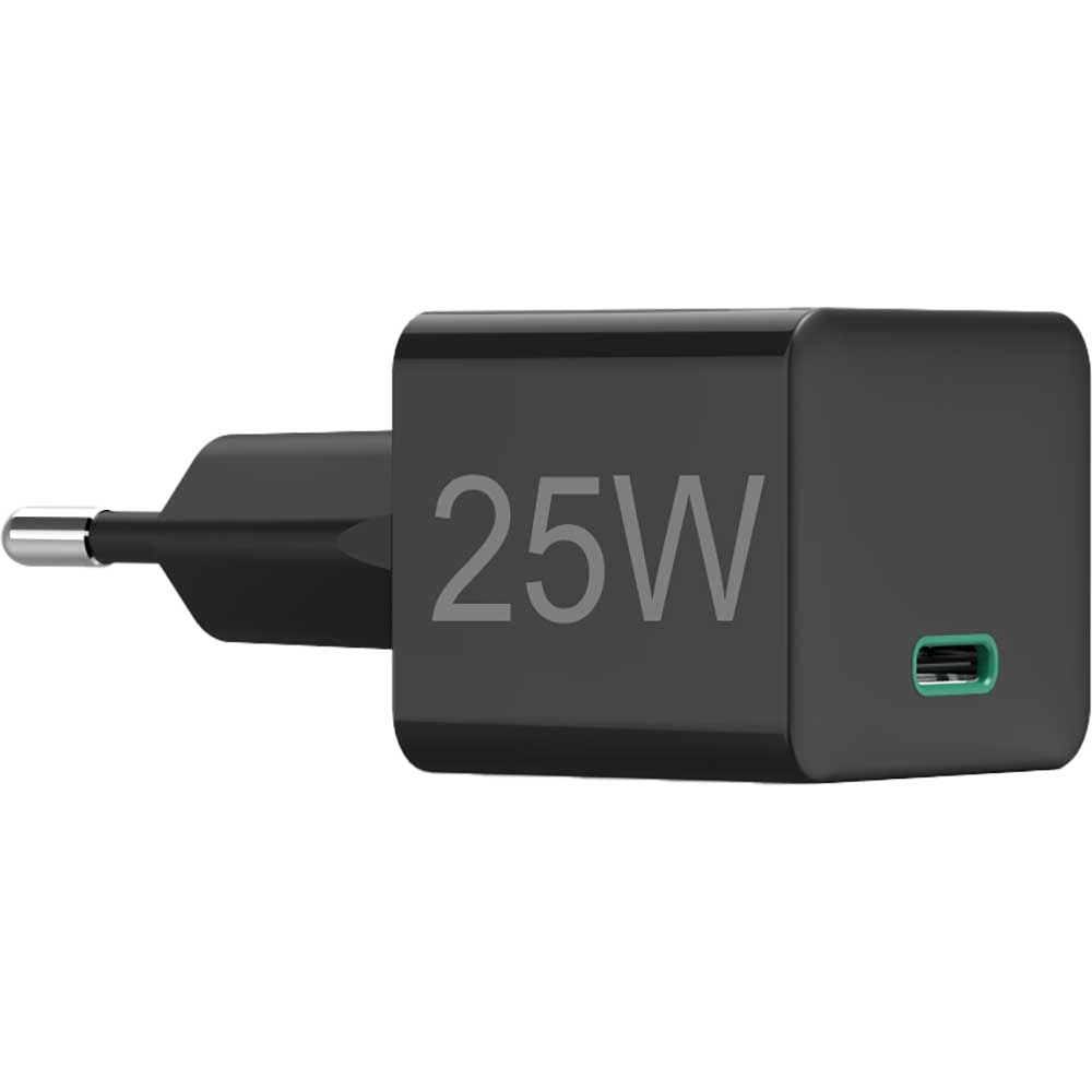 Incarcator retea HAMA 201651, 1x USB-C, 25W Power Delivery (PD), Quick Charge 3.0, negru