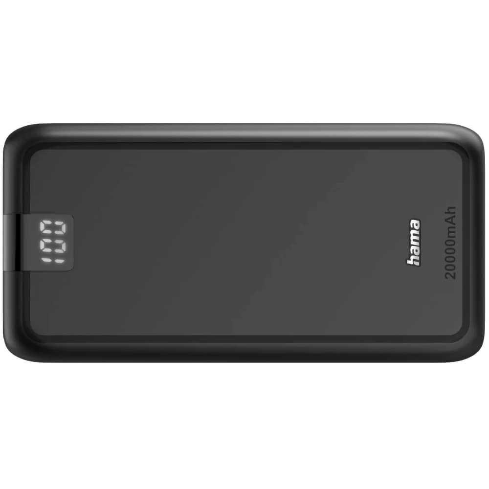 Baterie externa HAMA Performance 20 201710, 20000mAh, 1xUSB-C, 2xUSB-A, gri