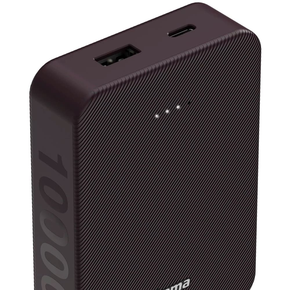 Baterie externa HAMA Colour 10 201712, 10000mAh, 1xUSB-C, 1xUSB-A, mov