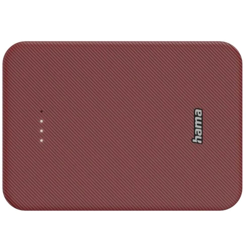 Baterie externa HAMA Colour 10 201714, 10000 mAh, 1xUSB-C, 1xUSB-A, rosu