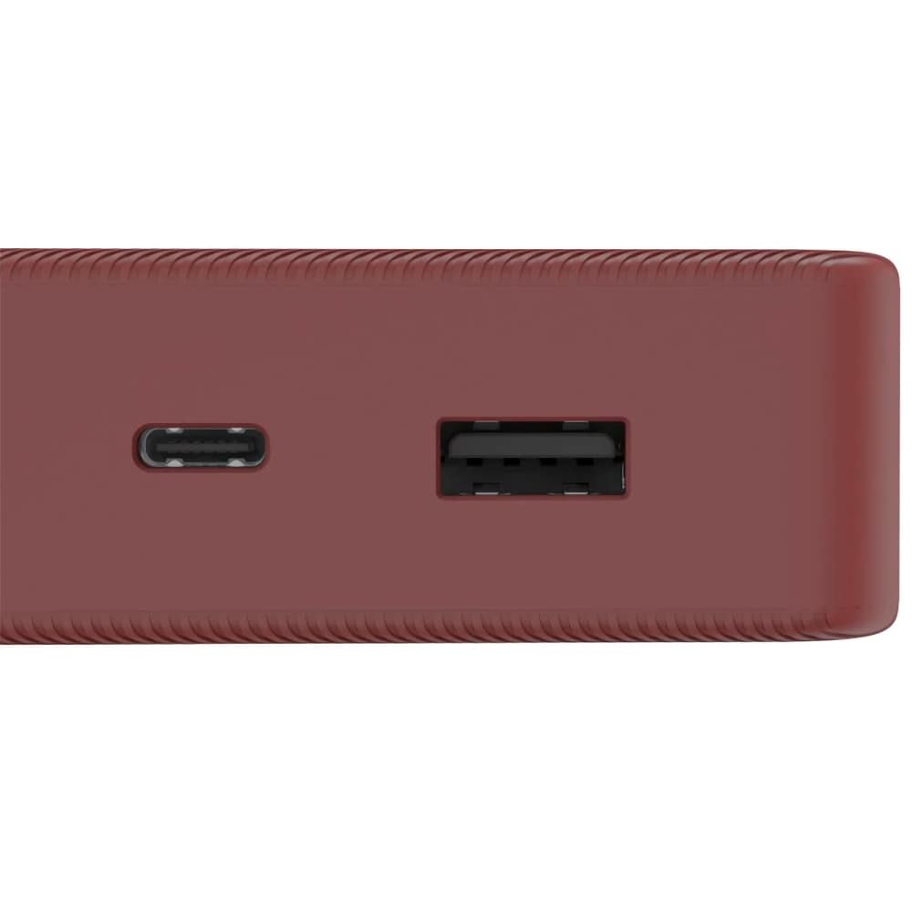 Baterie externa HAMA Colour 20 201717, 20000mAh, 1xUSB-C, 1xUSB-A, rosu