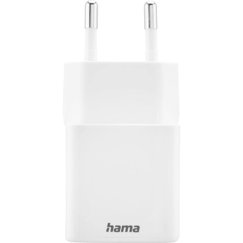 Incarcator retea HAMA 201991, 1xUSB-A, 1x USB-C, Power Delivery (PD), Quick Charge 3.0, 20W, alb