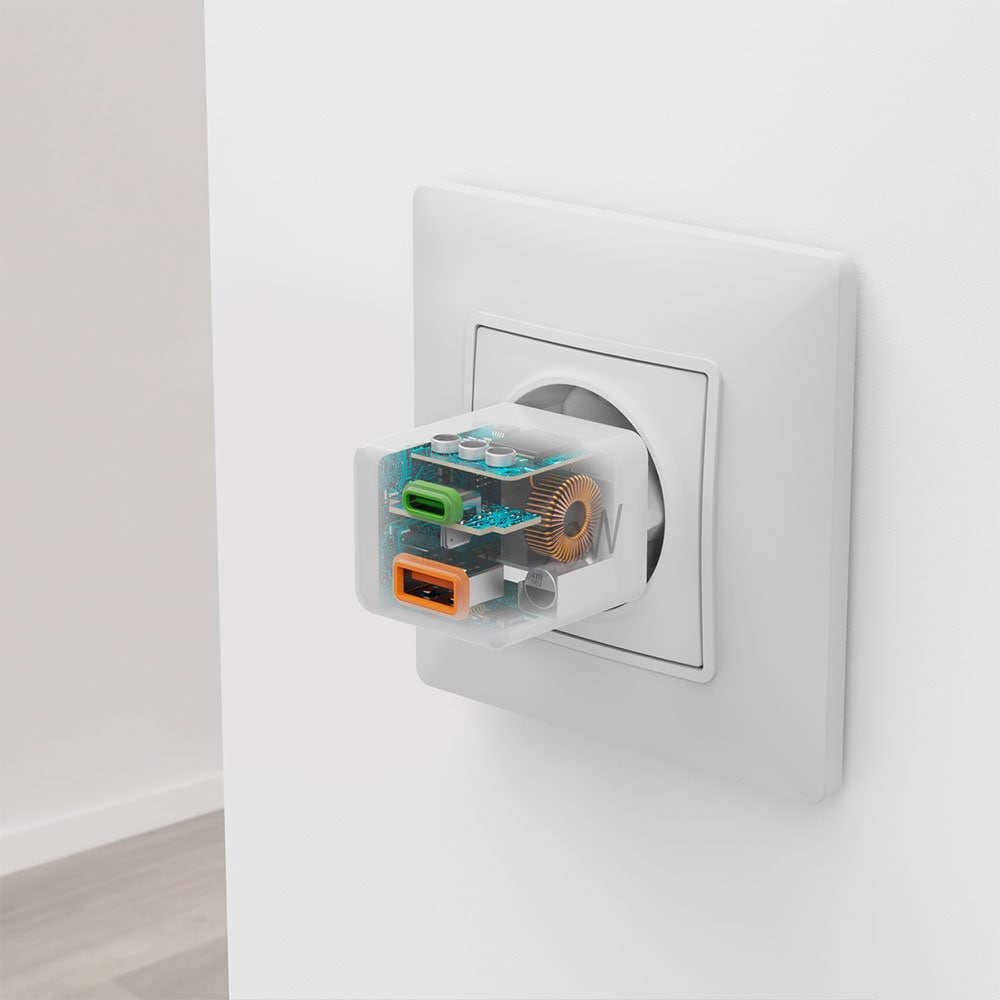 Incarcator retea HAMA 201991, 1xUSB-A, 1x USB-C, Power Delivery (PD), Quick Charge 3.0, 20W, alb