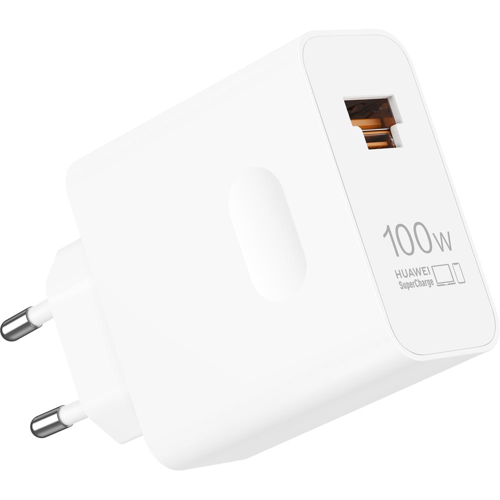 Incarcator retea HUAWEI 55037865, 1x USB-A, 1x USB-C, 100W, alb