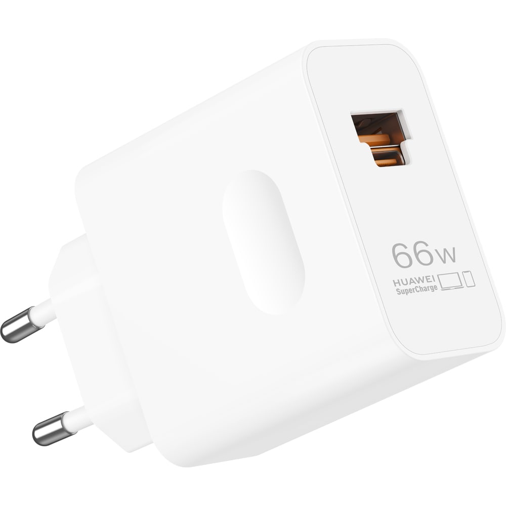Incarcator retea HUAWEI 55037871, 1x USB-A, 1x USB-C, 66W, alb